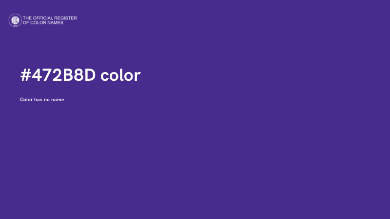 #472B8D color image
