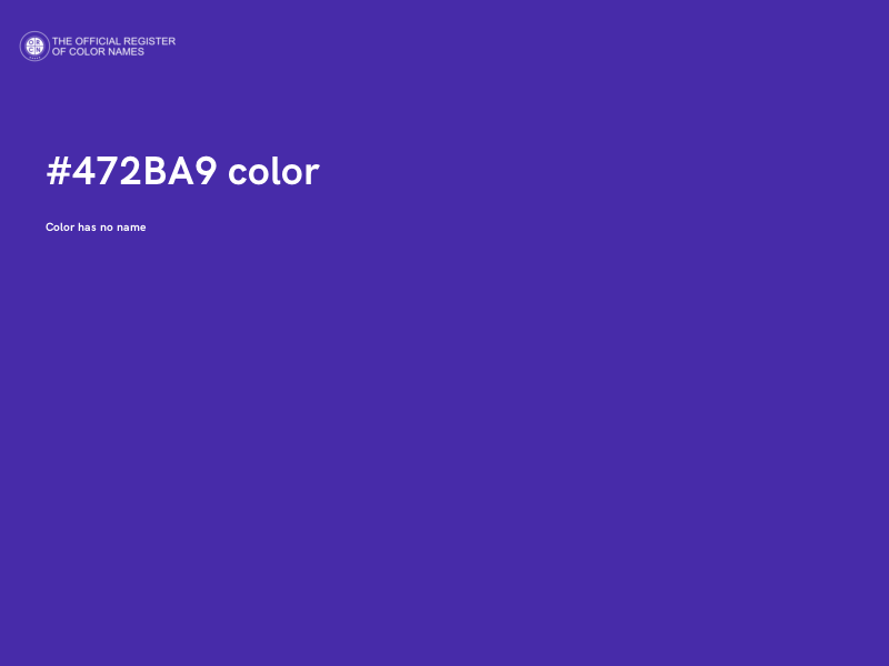 #472BA9 color image