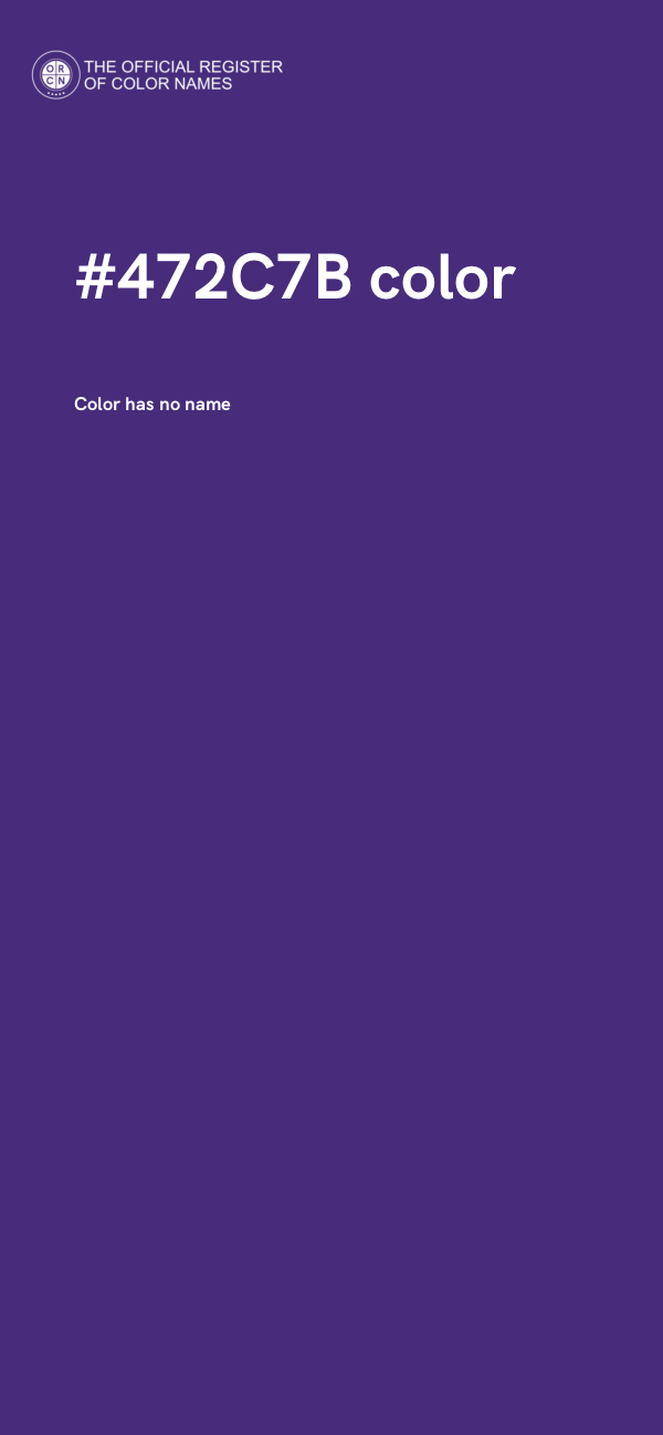 #472C7B color image