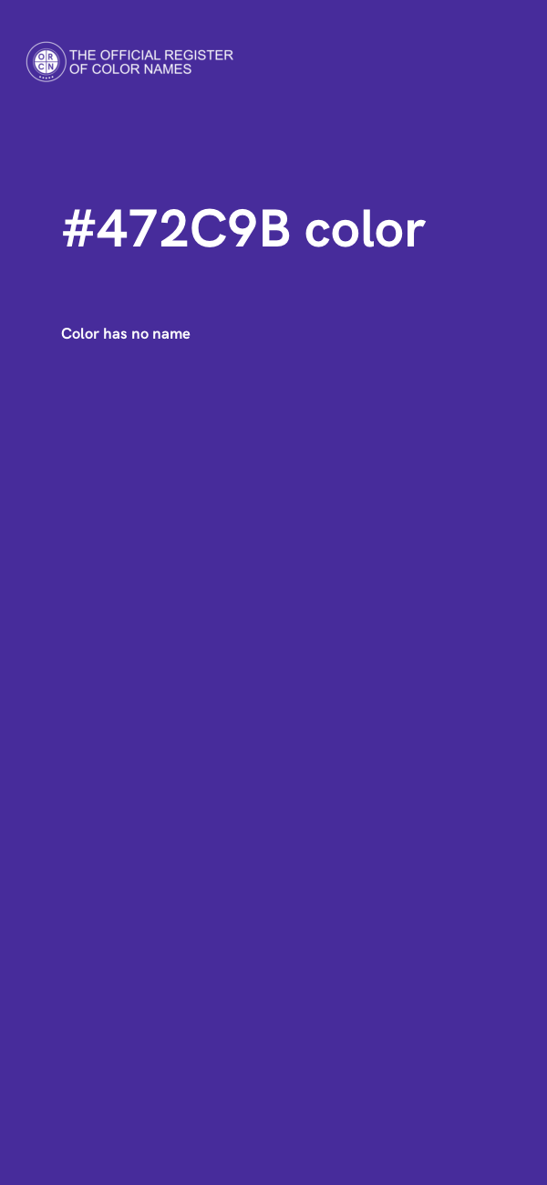 #472C9B color image