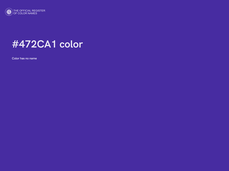 #472CA1 color image