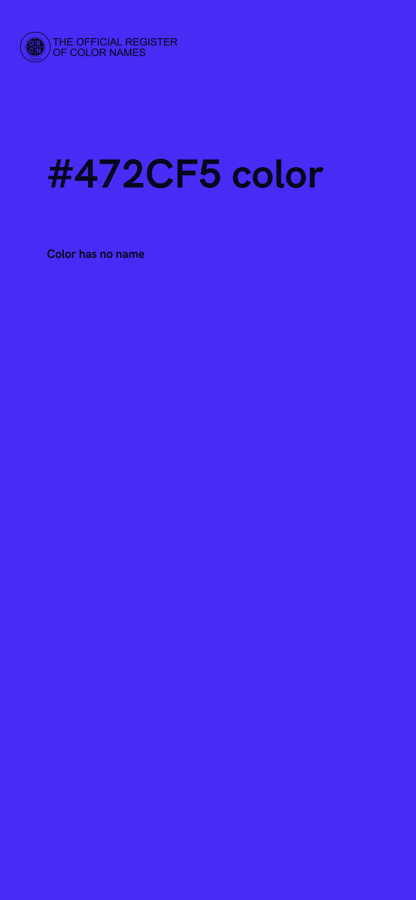 #472CF5 color image
