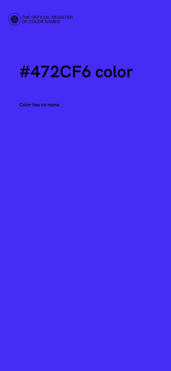 #472CF6 color image