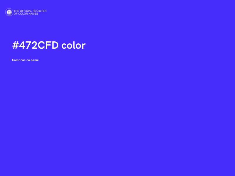 #472CFD color image