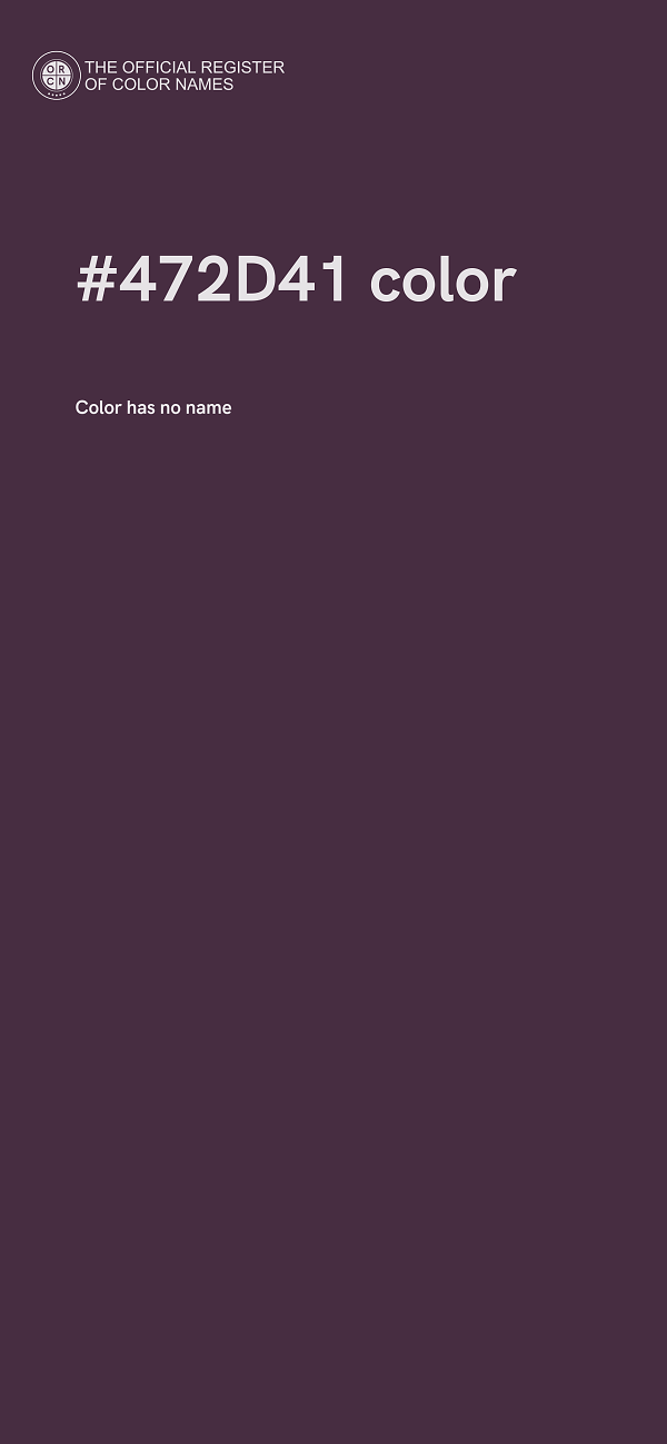 #472D41 color image