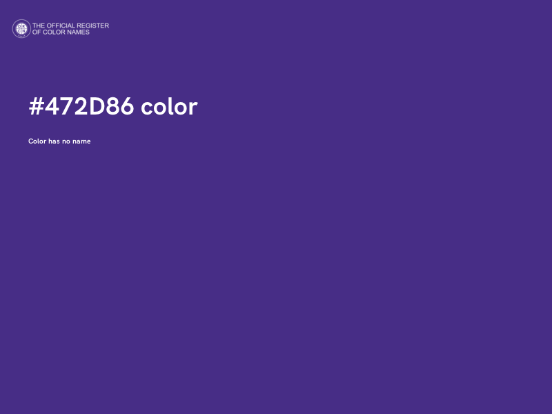 #472D86 color image
