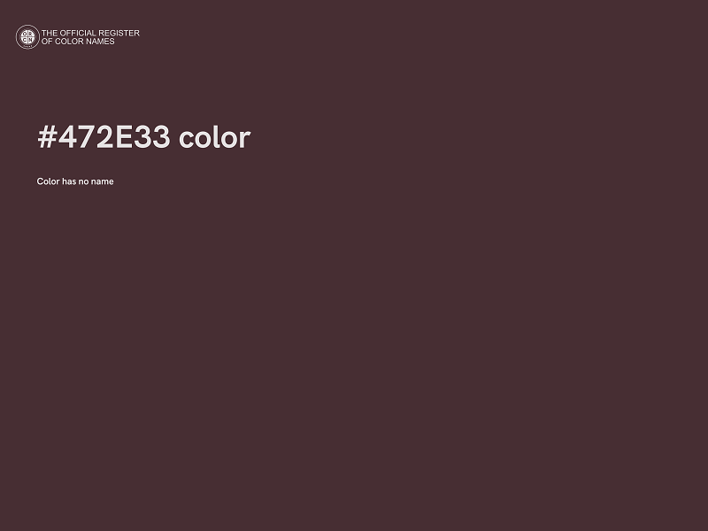 #472E33 color image