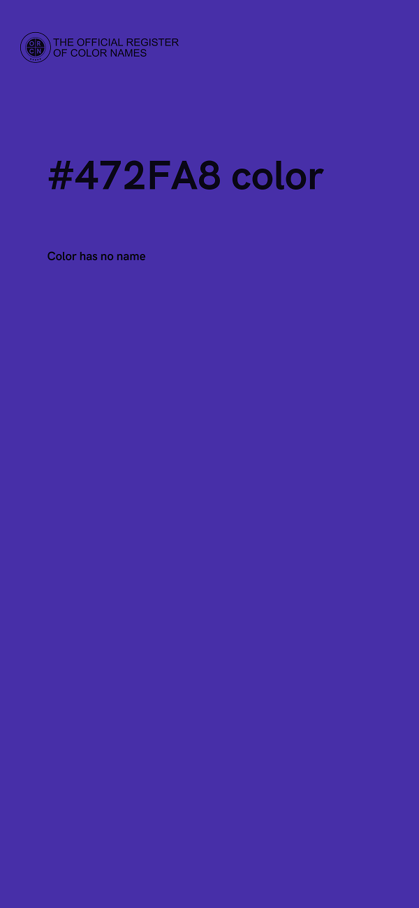 #472FA8 color image