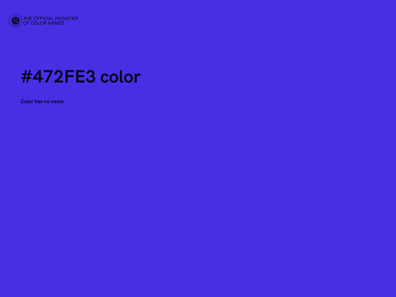 #472FE3 color image