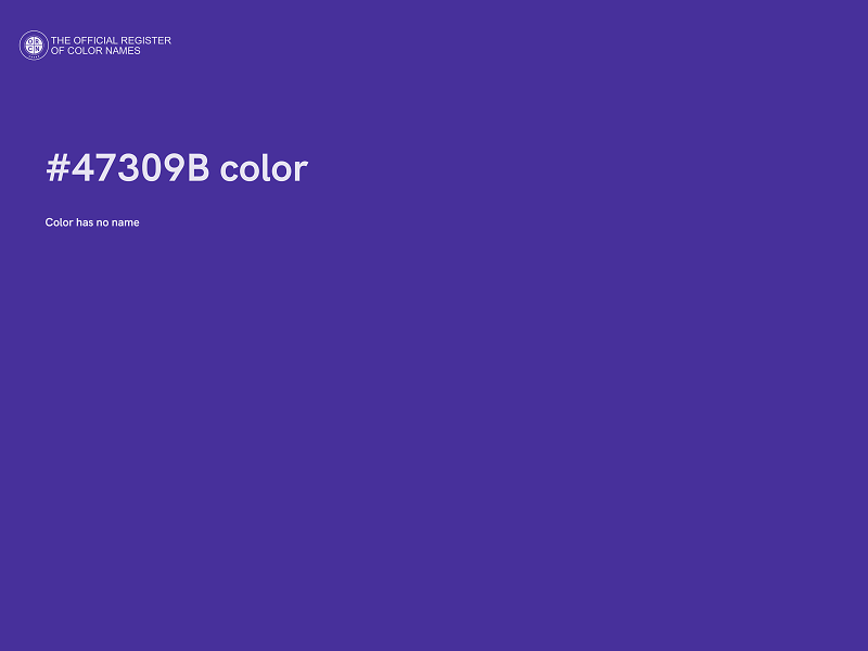 #47309B color image