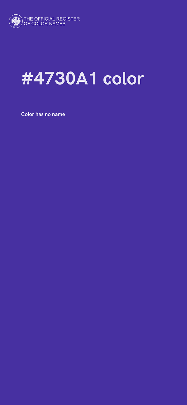 #4730A1 color image