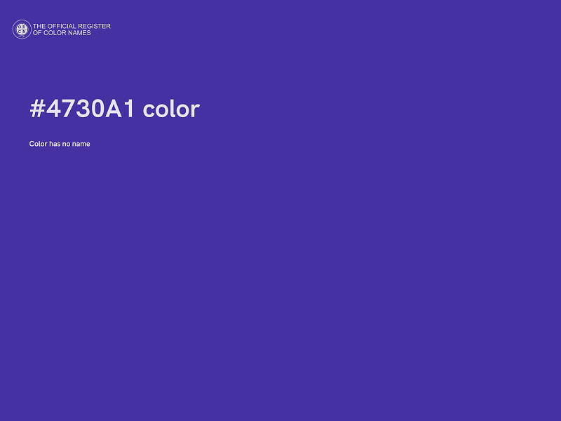 #4730A1 color image