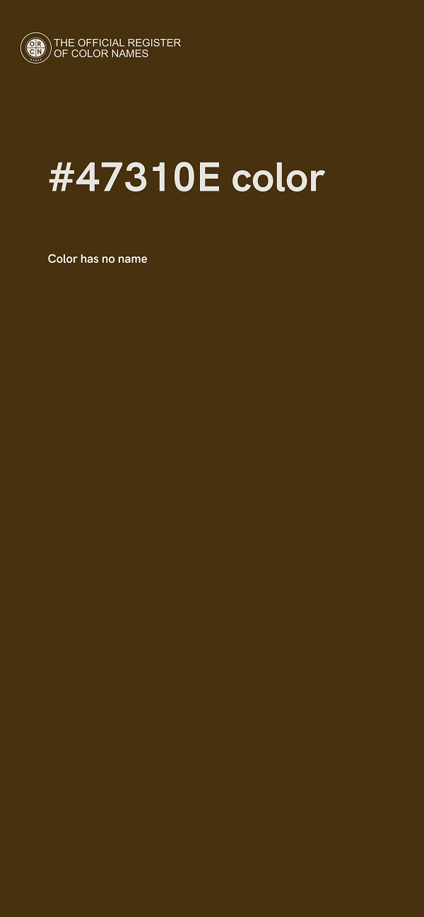 #47310E color image