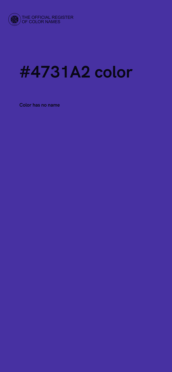 #4731A2 color image