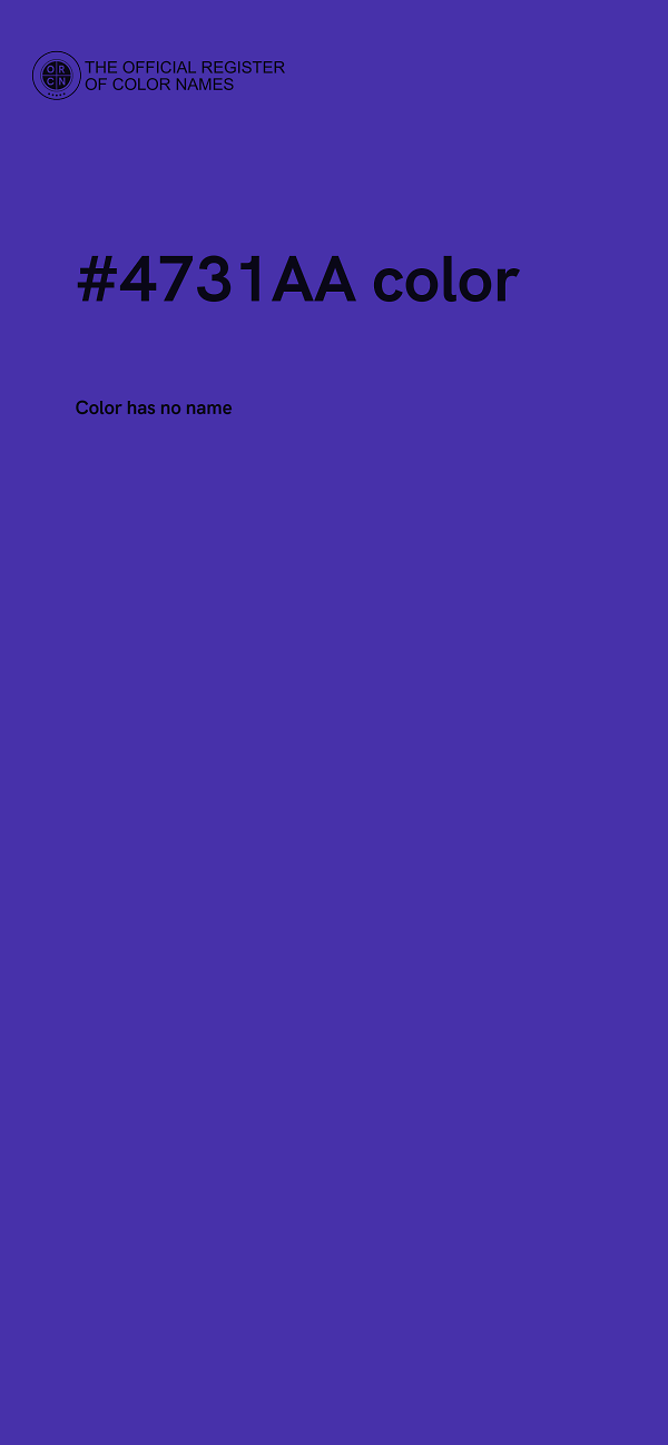 #4731AA color image
