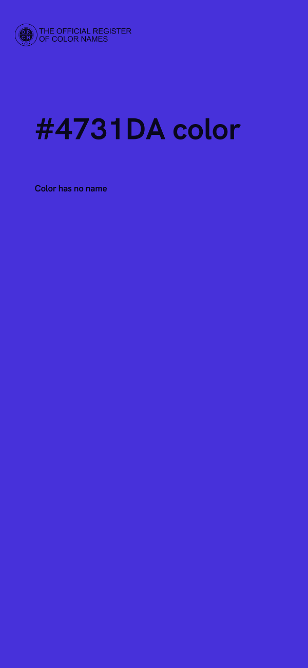 #4731DA color image