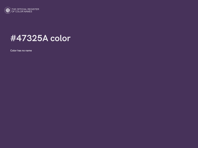 #47325A color image