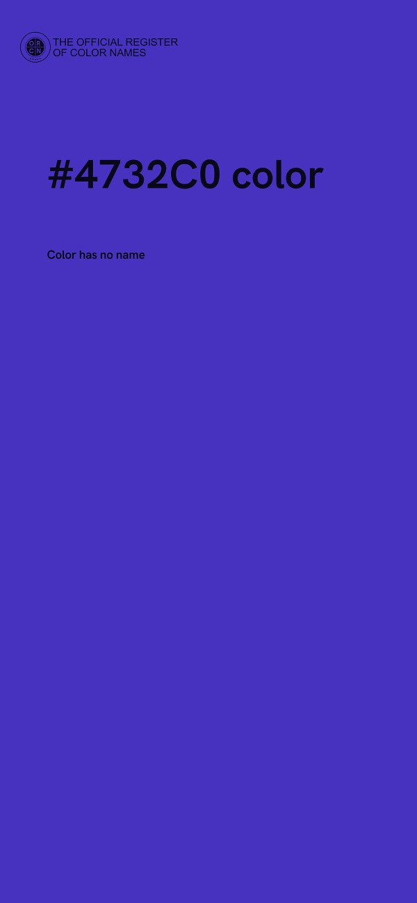 #4732C0 color image
