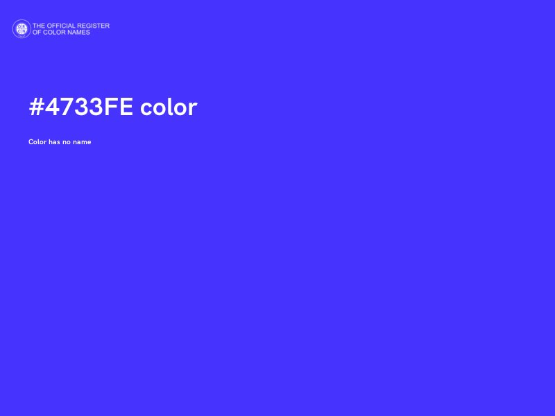 #4733FE color image