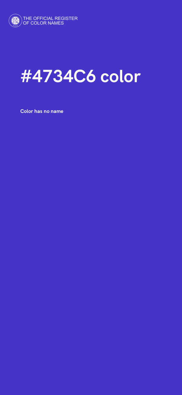 #4734C6 color image