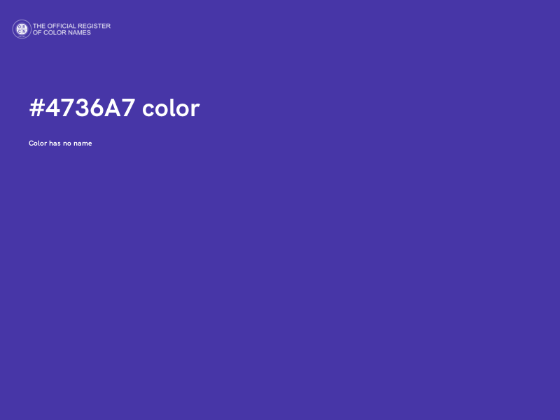 #4736A7 color image