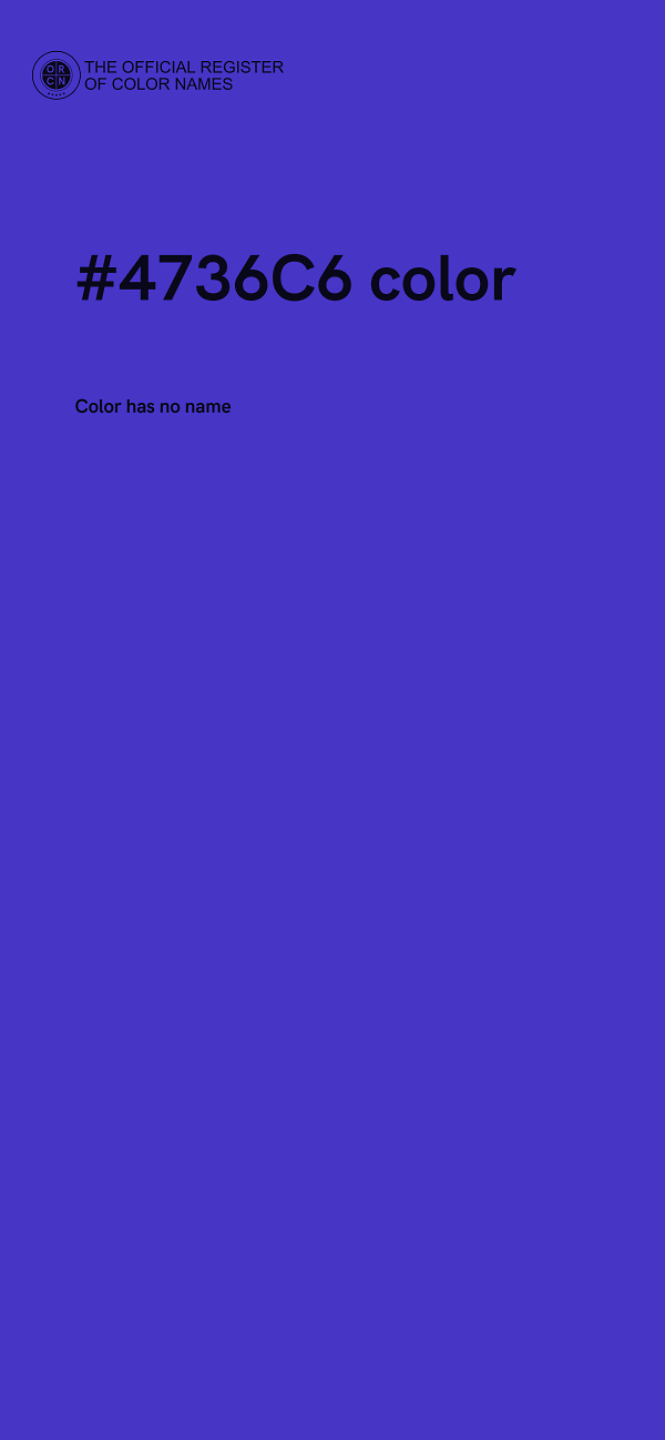 #4736C6 color image