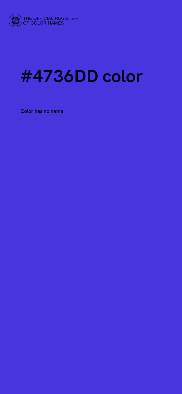 #4736DD color image