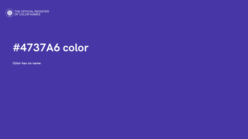 #4737A6 color image