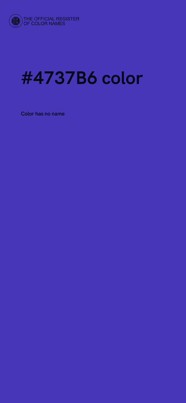 #4737B6 color image