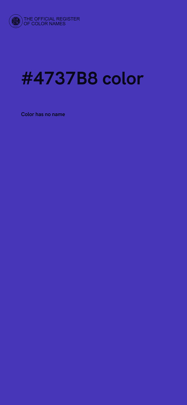 #4737B8 color image