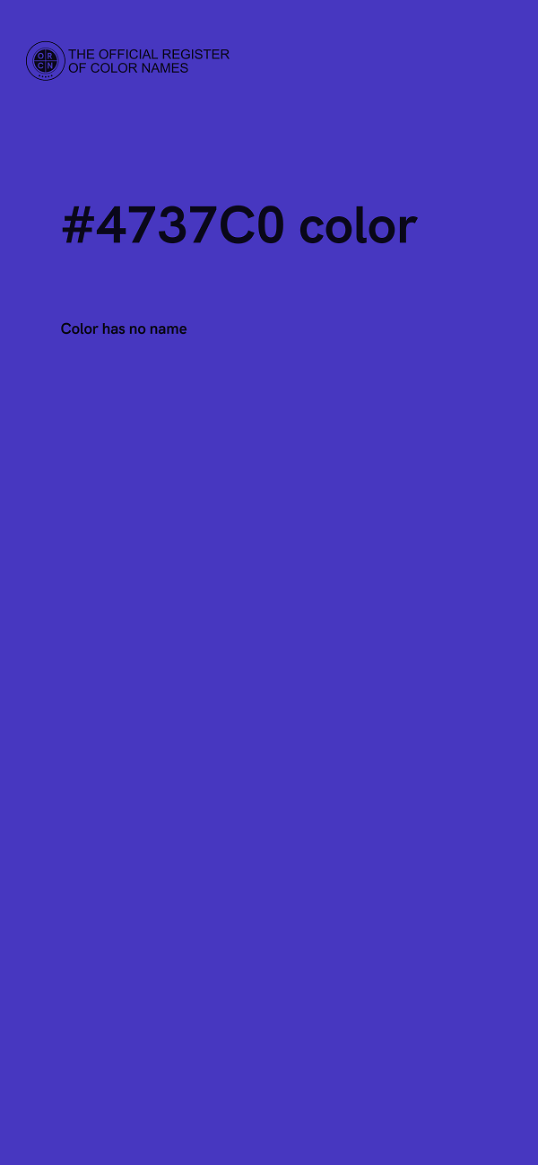 #4737C0 color image