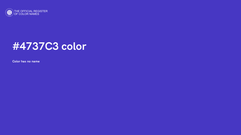 #4737C3 color image