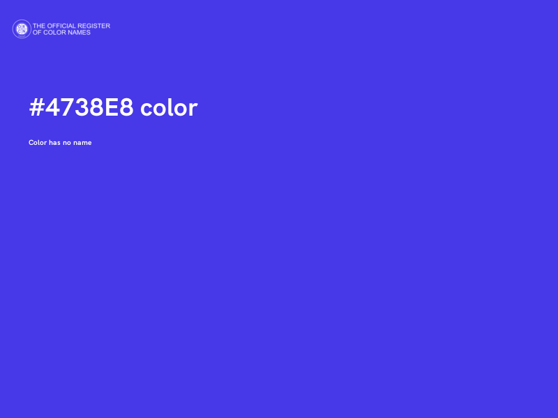 #4738E8 color image