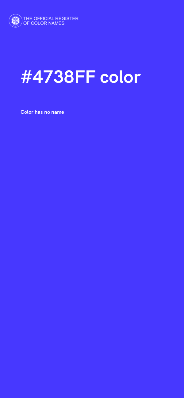 #4738FF color image