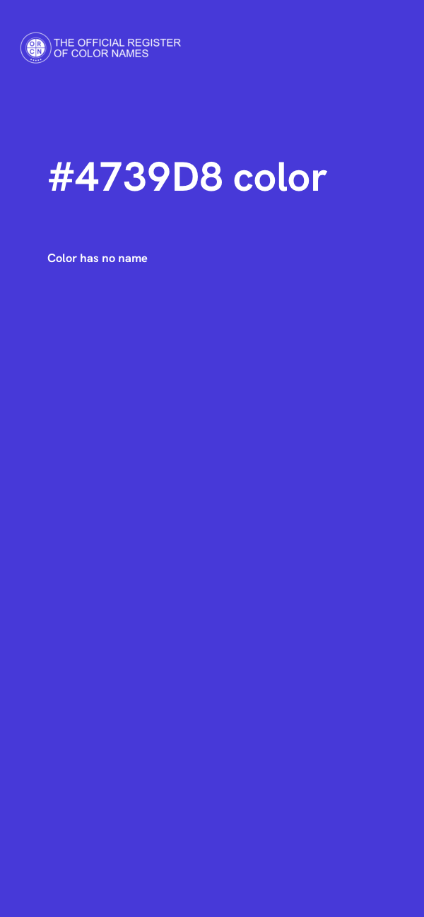 #4739D8 color image