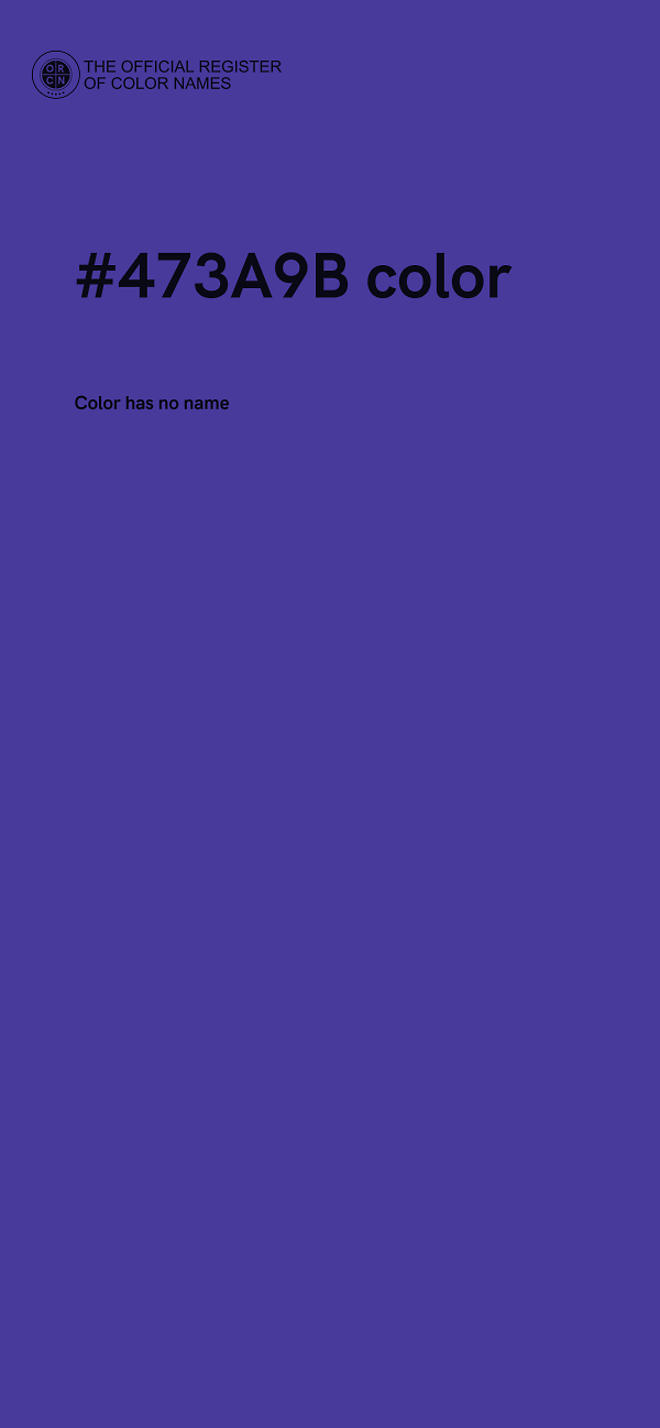 #473A9B color image