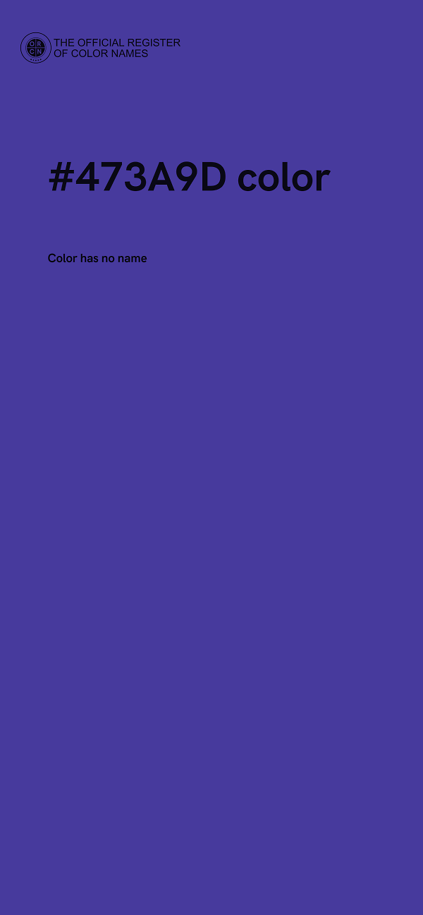 #473A9D color image