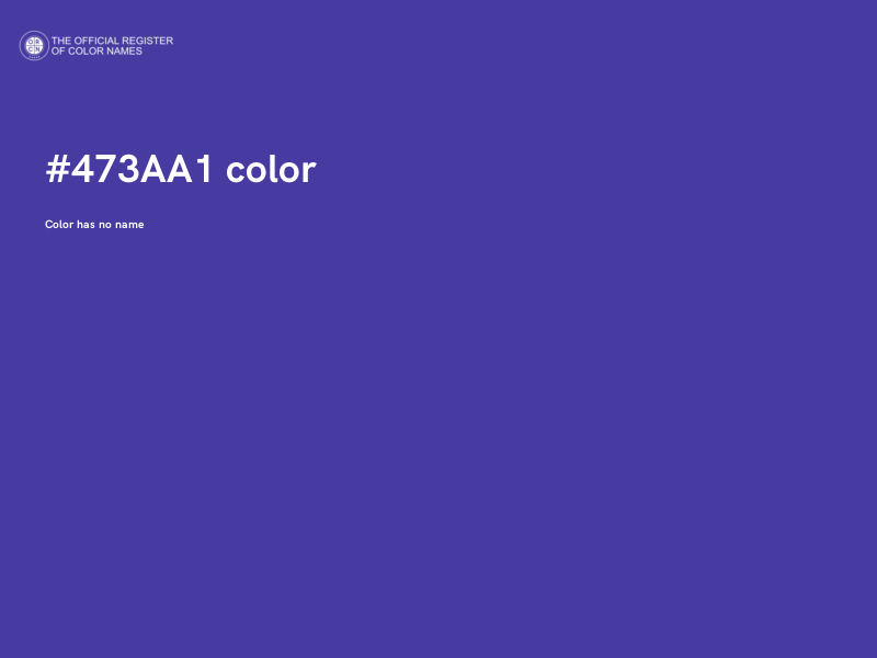 #473AA1 color image
