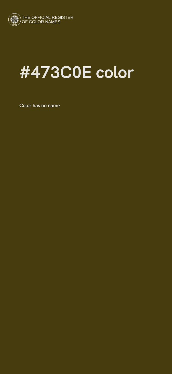 #473C0E color image