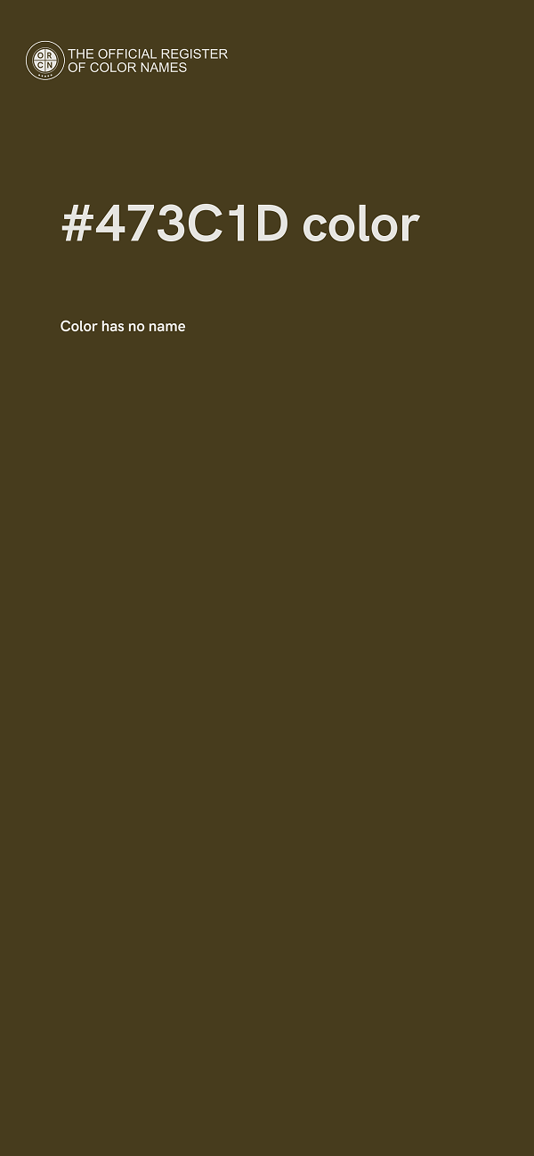 #473C1D color image