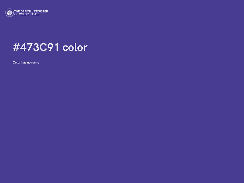 #473C91 color image