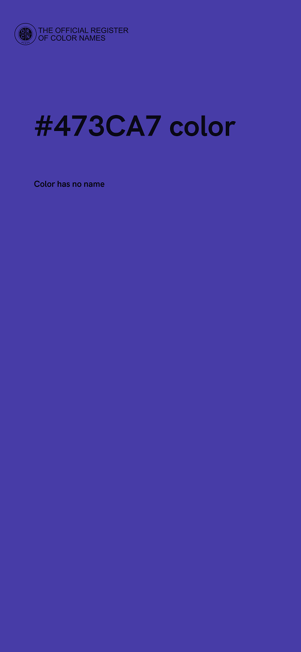 #473CA7 color image