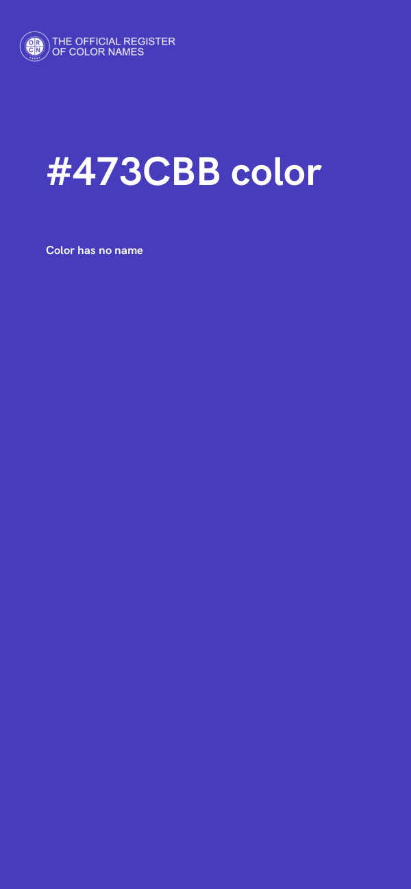 #473CBB color image