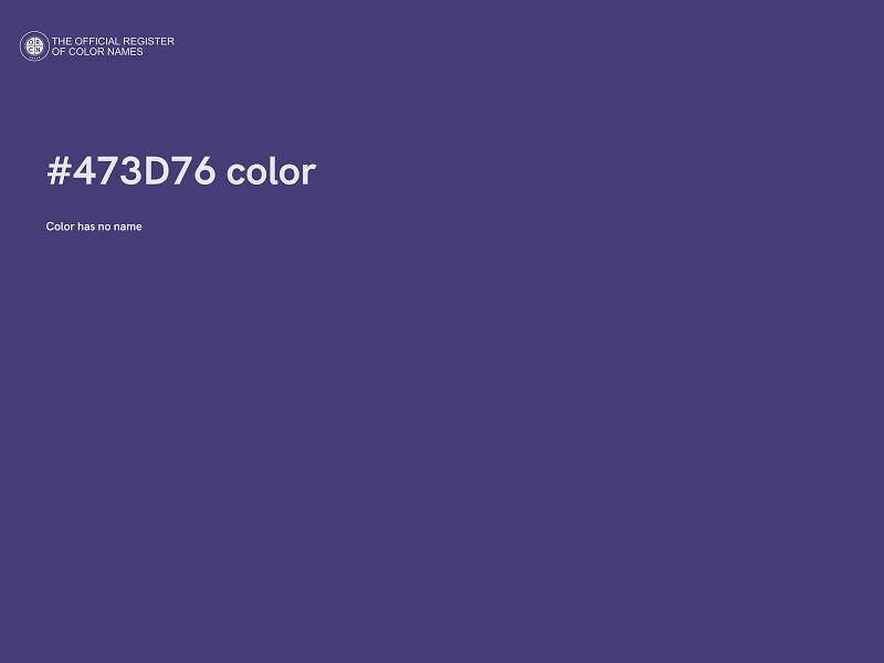#473D76 color image