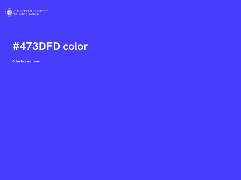 #473DFD color image