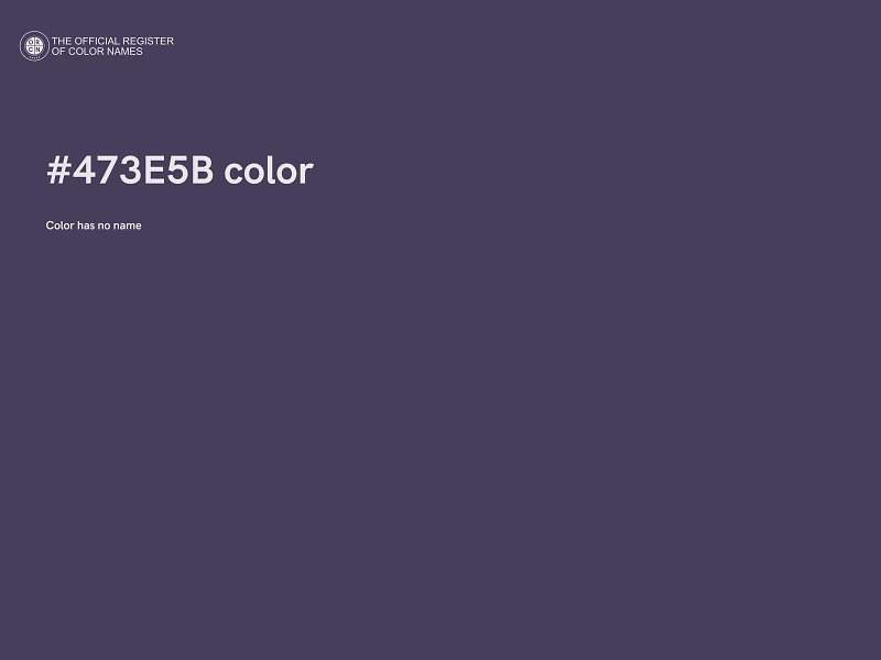 #473E5B color image