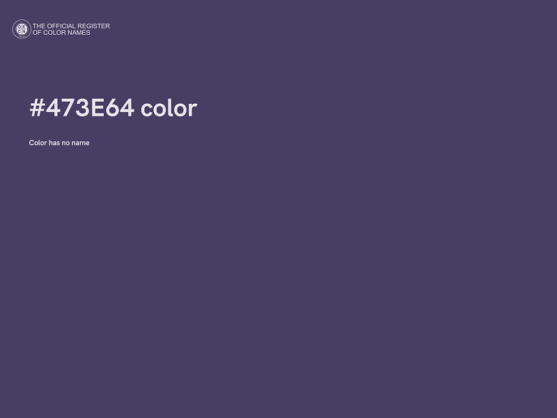 #473E64 color image