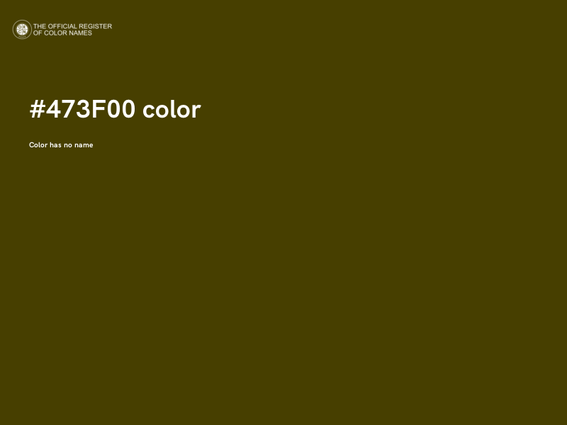 #473F00 color image