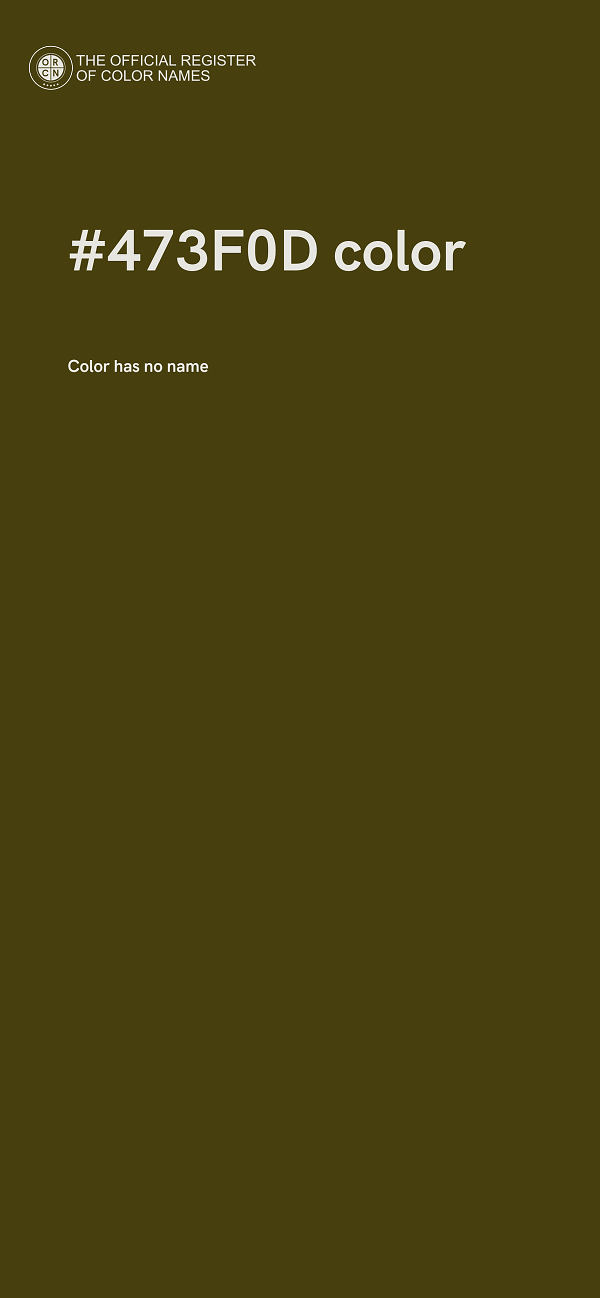 #473F0D color image