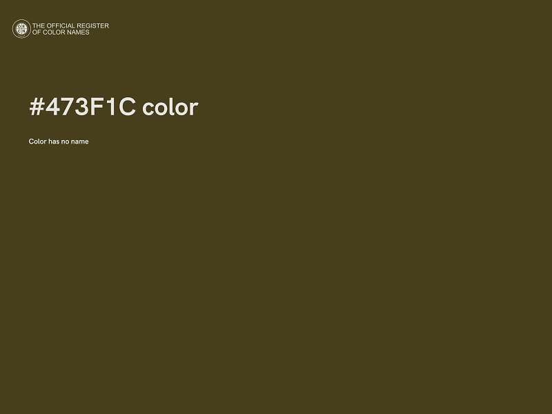 #473F1C color image